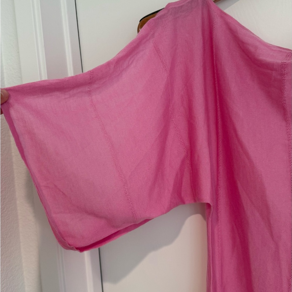 Autumn Cashmere Pink Side-Tie Boatneck Top - Picture 2 of 5